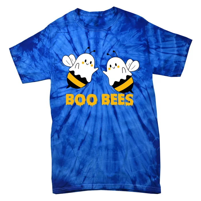 Boo Bees Halloween Couple Gift Tie-Dye T-Shirt