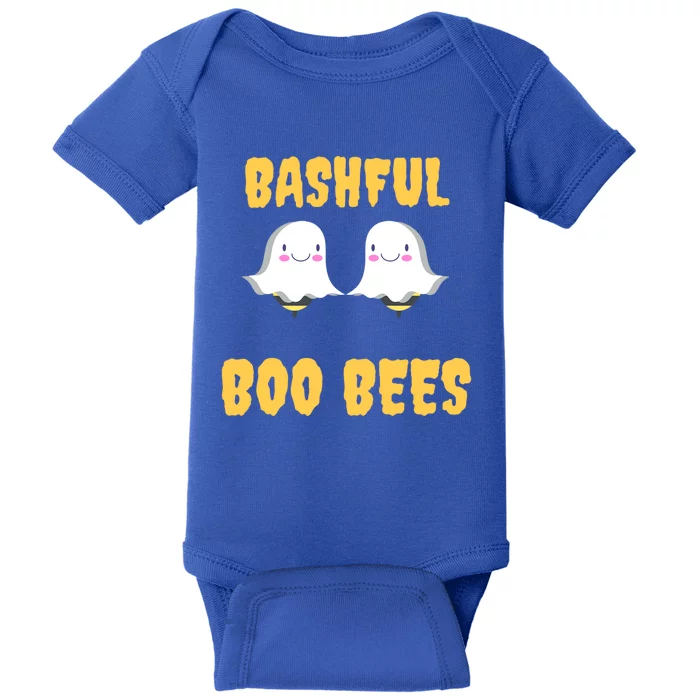 Boo Bees Halloween Cute Gift Bashful Boo Bees Gift Baby Bodysuit