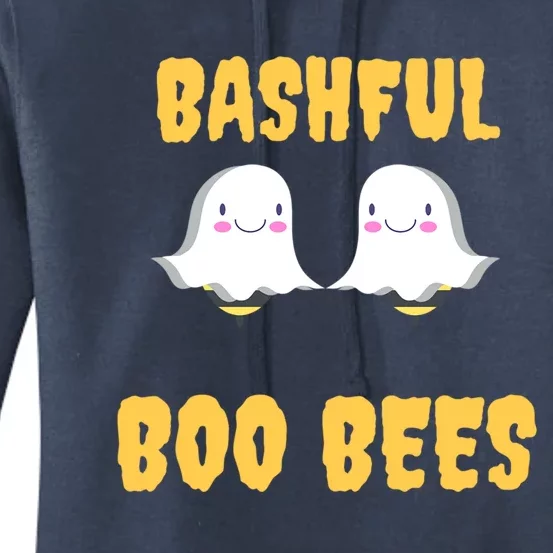 Boo Bees Halloween Cute Gift Bashful Boo Bees Gift Women's Pullover Hoodie