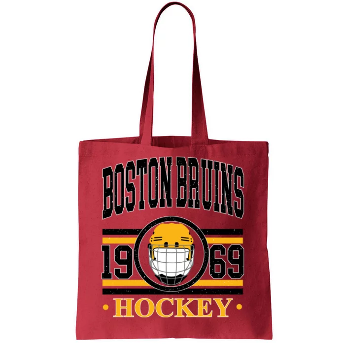 Boston Bruin Hockey Team Supporter Tote Bag