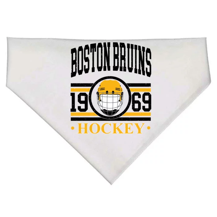 Boston Bruin Hockey Team Supporter USA-Made Doggie Bandana