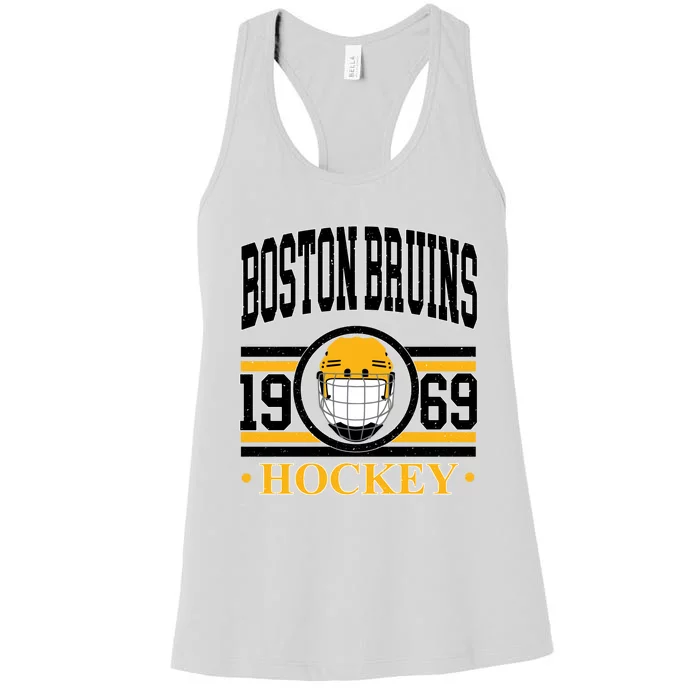 Boston Bruin Hockey Team Supporter Women's Racerback Tank