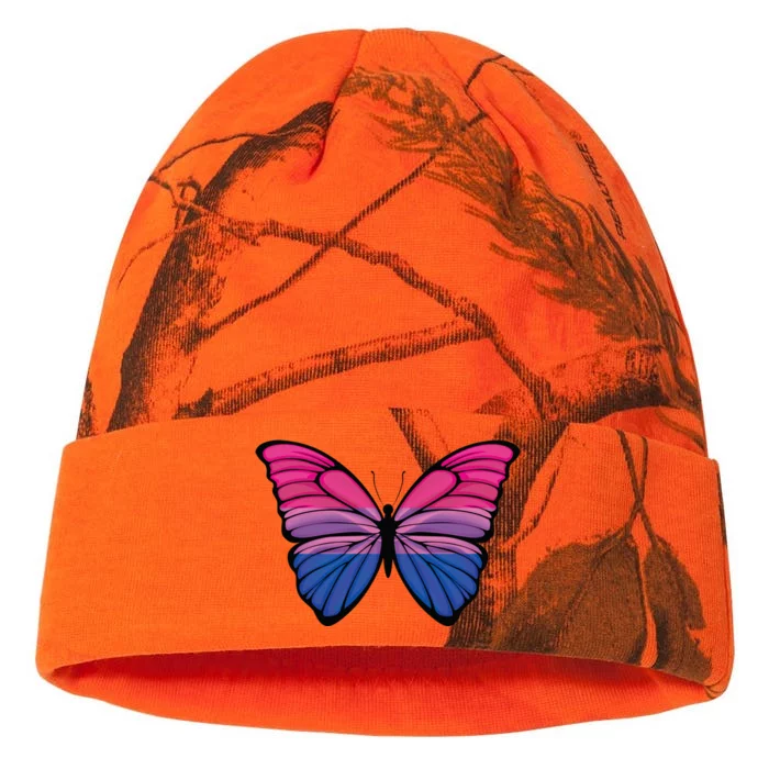 Bisexual Butterfly Hypolimnas Bi Pride Flag Kati - 12in Camo Beanie