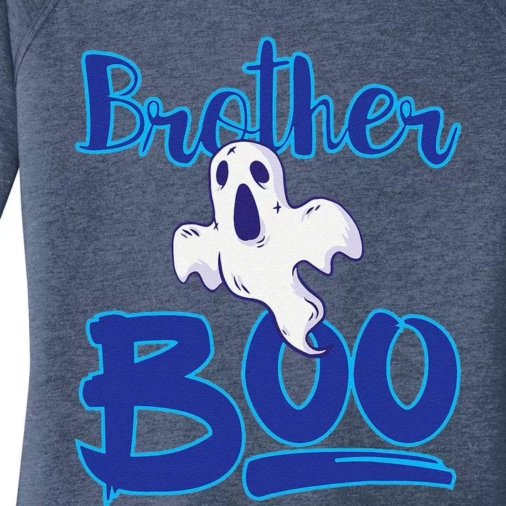 Brother Boo Halloween I Cute Halloween Spooky Outfit For Son Women's Perfect Tri Tunic Long Sleeve Shirt