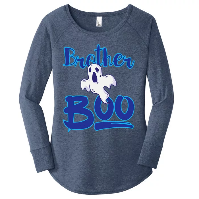 Brother Boo Halloween I Cute Halloween Spooky Outfit For Son Women's Perfect Tri Tunic Long Sleeve Shirt