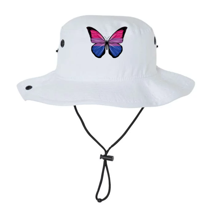 Bisexual Butterfly Hypolimnas Bi Pride Flag Legacy Cool Fit Booney Bucket Hat