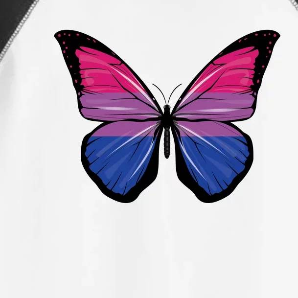 Bisexual Butterfly Hypolimnas Bi Pride Flag Toddler Fine Jersey T-Shirt