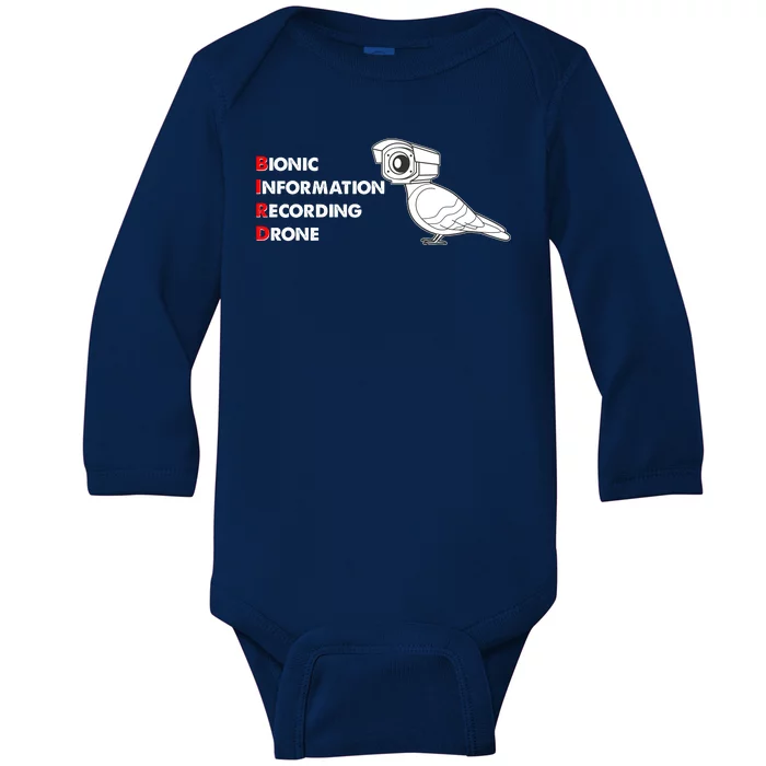 BIRD Bionic Information Recording Drone Baby Long Sleeve Bodysuit