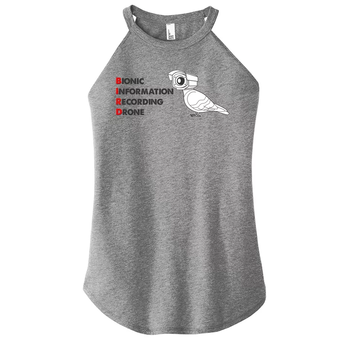 BIRD Bionic Information Recording Drone Women’s Perfect Tri Rocker Tank