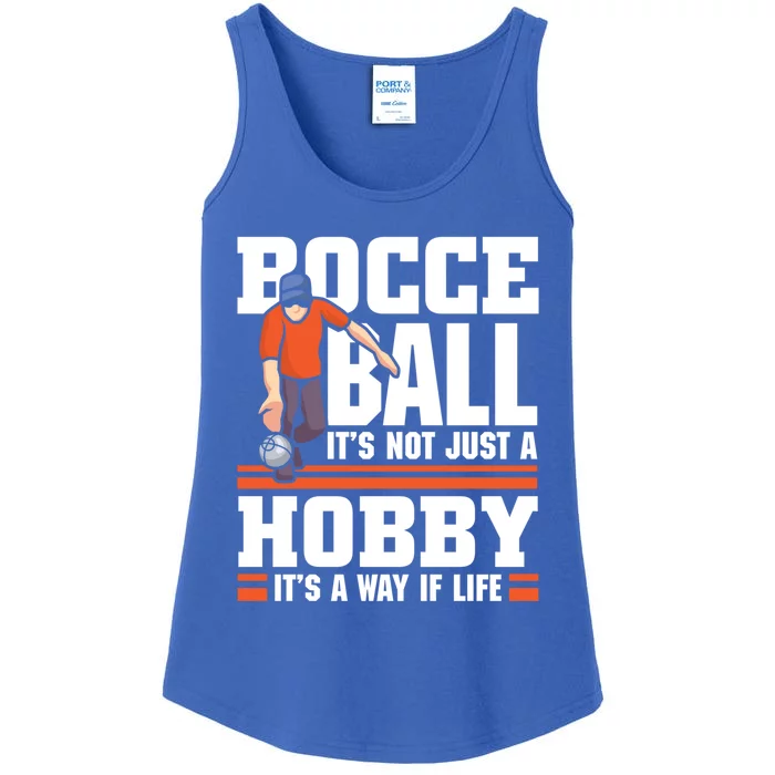 Bocce Ball ItS Not Just A Hobby Bocce Ball Gift Ladies Essential Tank