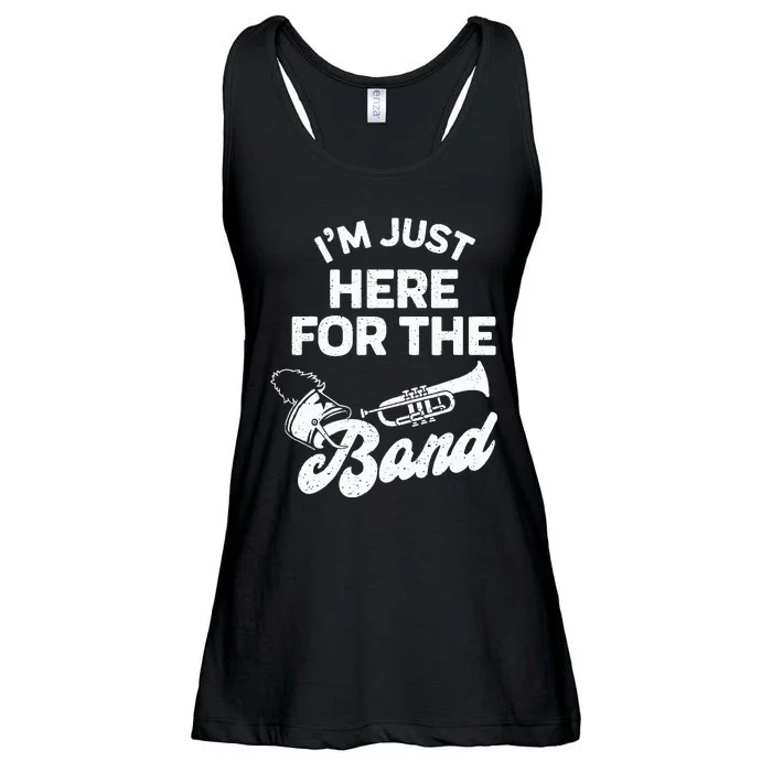 Band Booster Im Just Here For The B.A.N.D Funny Halftime Show Ladies Essential Flowy Tank