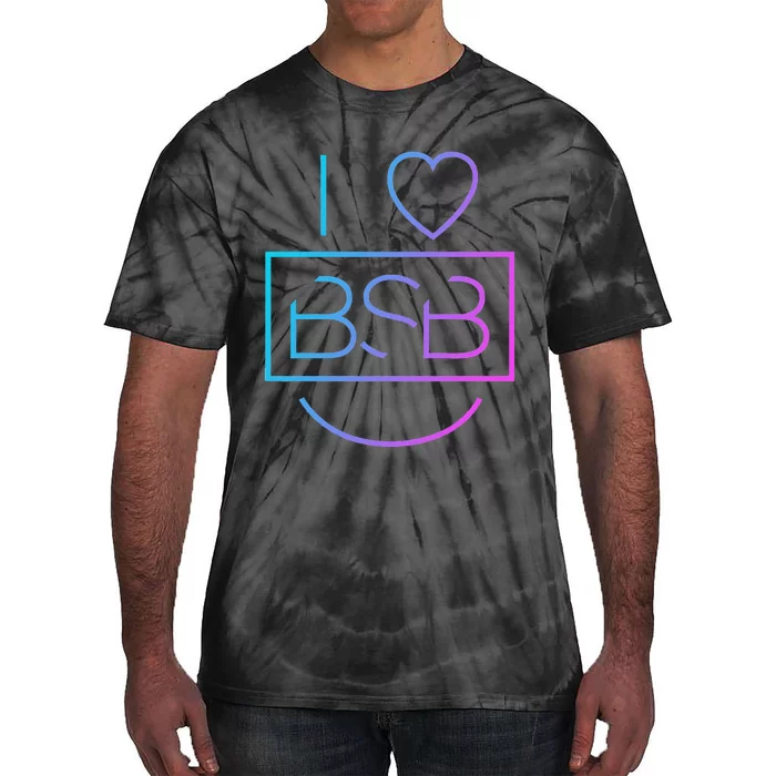 Backstreet Boy I Heart Bsb Tie-Dye T-Shirt