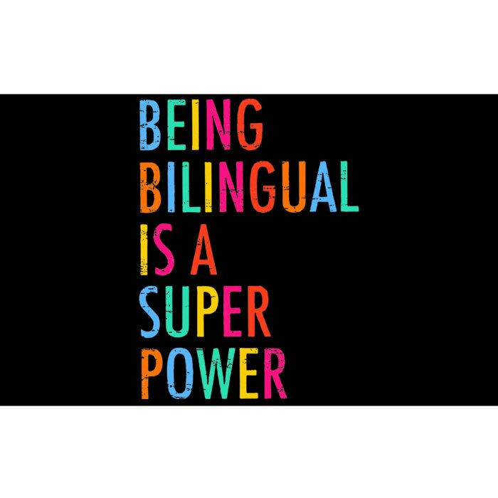 Being Bilingual Is A Superpower Back To School Teacher Bumper Sticker