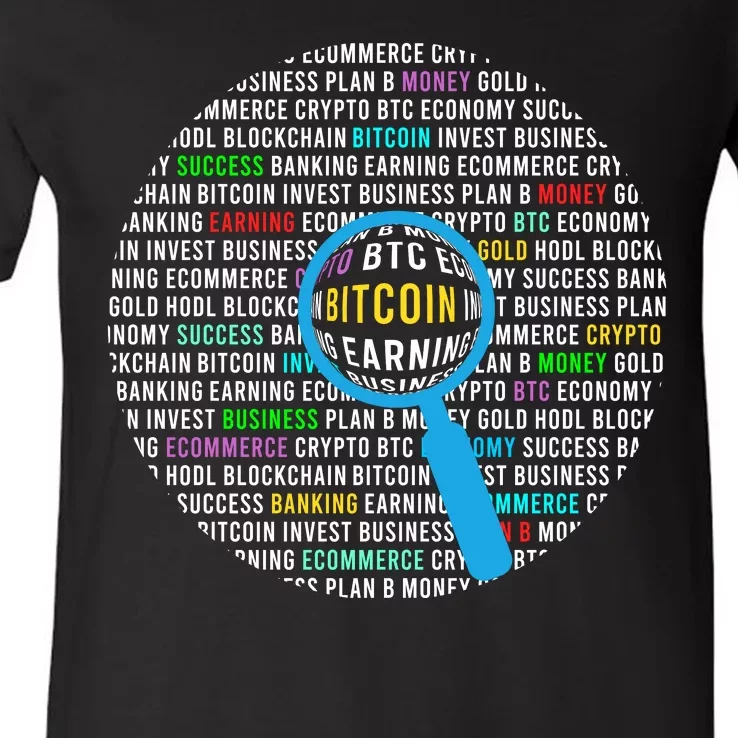 Bitcoin V-Neck T-Shirt