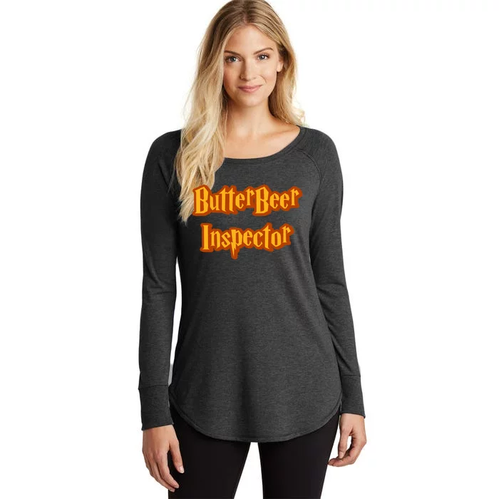 Butter Beer Inspector Beer Drinking Beer Lover Women's Perfect Tri Tunic Long Sleeve Shirt