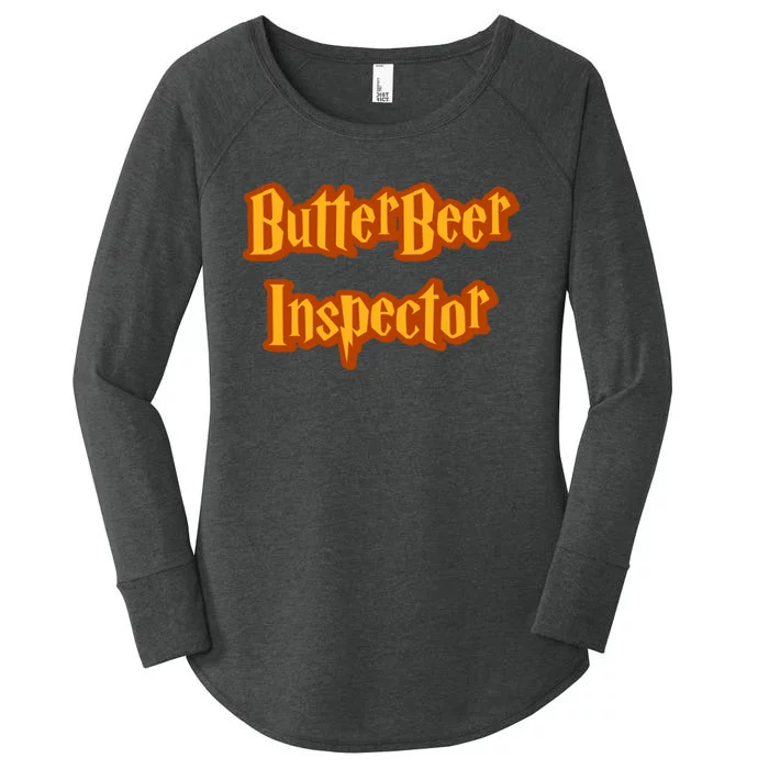 Butter Beer Inspector Beer Drinking Beer Lover Women's Perfect Tri Tunic Long Sleeve Shirt