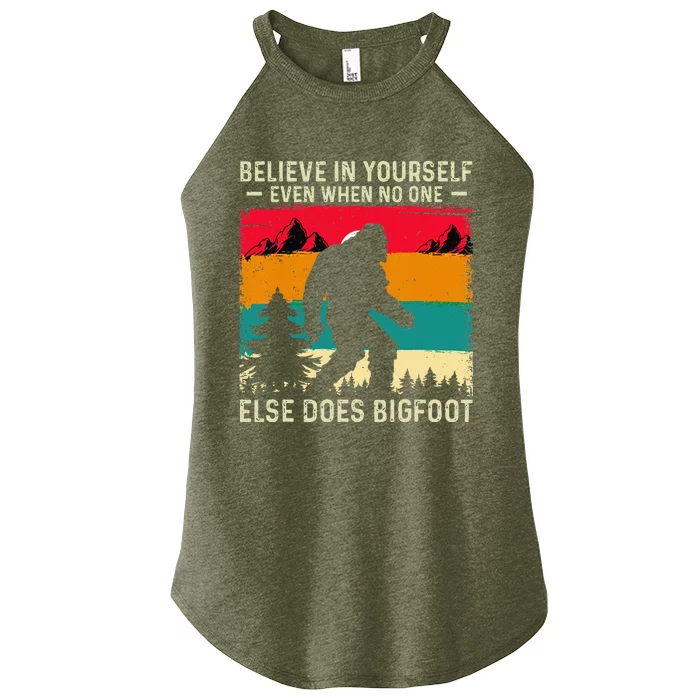 Bigfoot Believe In Yourself Women’s Perfect Tri Rocker Tank