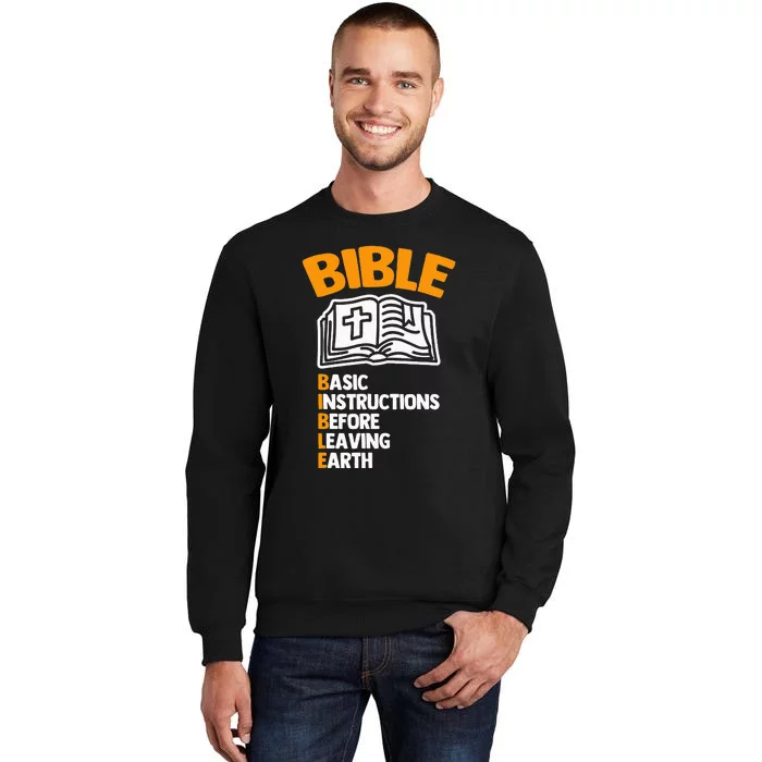 Bible (Basic Instructions Before Leaving Earth) - Catholic Sweatshirt