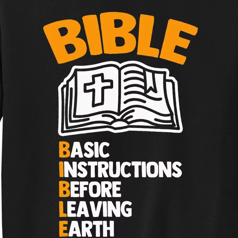 Bible (Basic Instructions Before Leaving Earth) - Catholic Sweatshirt