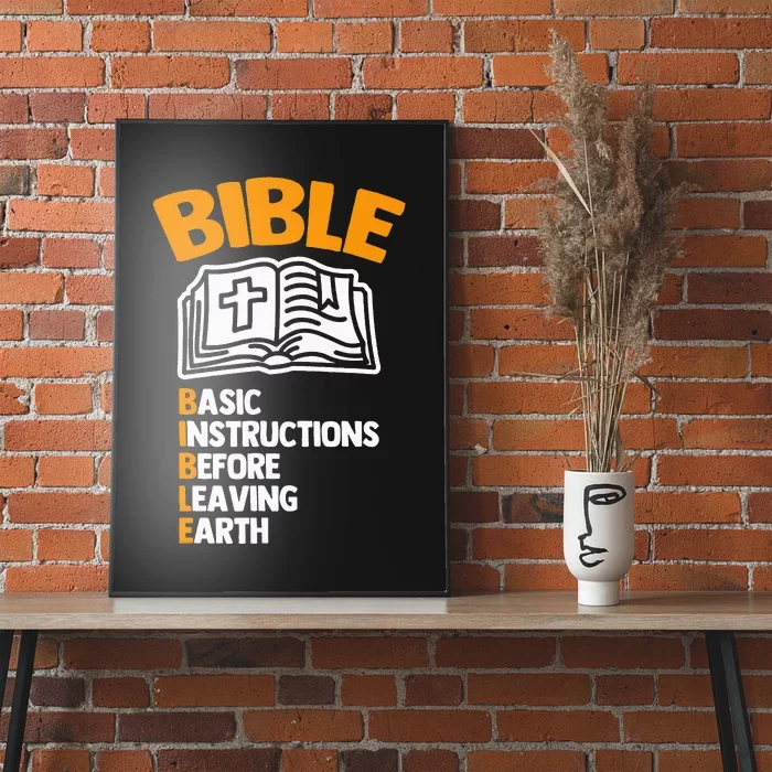 Bible (Basic Instructions Before Leaving Earth) - Catholic Poster