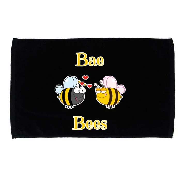 Bae Bees In Love Valentine's Day Bumble Bee Gift Microfiber Hand Towel