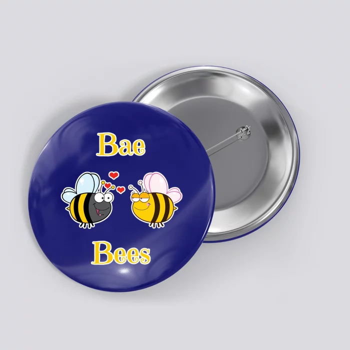 Bae Bees In Love Valentine's Day Bumble Bee Gift Button