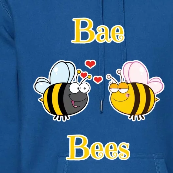 Bae Bees In Love Valentine's Day Bumble Bee Gift Premium Hoodie