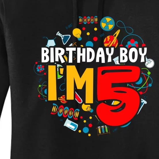 Birthday Boy IM 5 Years Old Gifts 5th Birthday Women's Pullover Hoodie