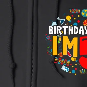 Birthday Boy IM 5 Years Old Gifts 5th Birthday Full Zip Hoodie