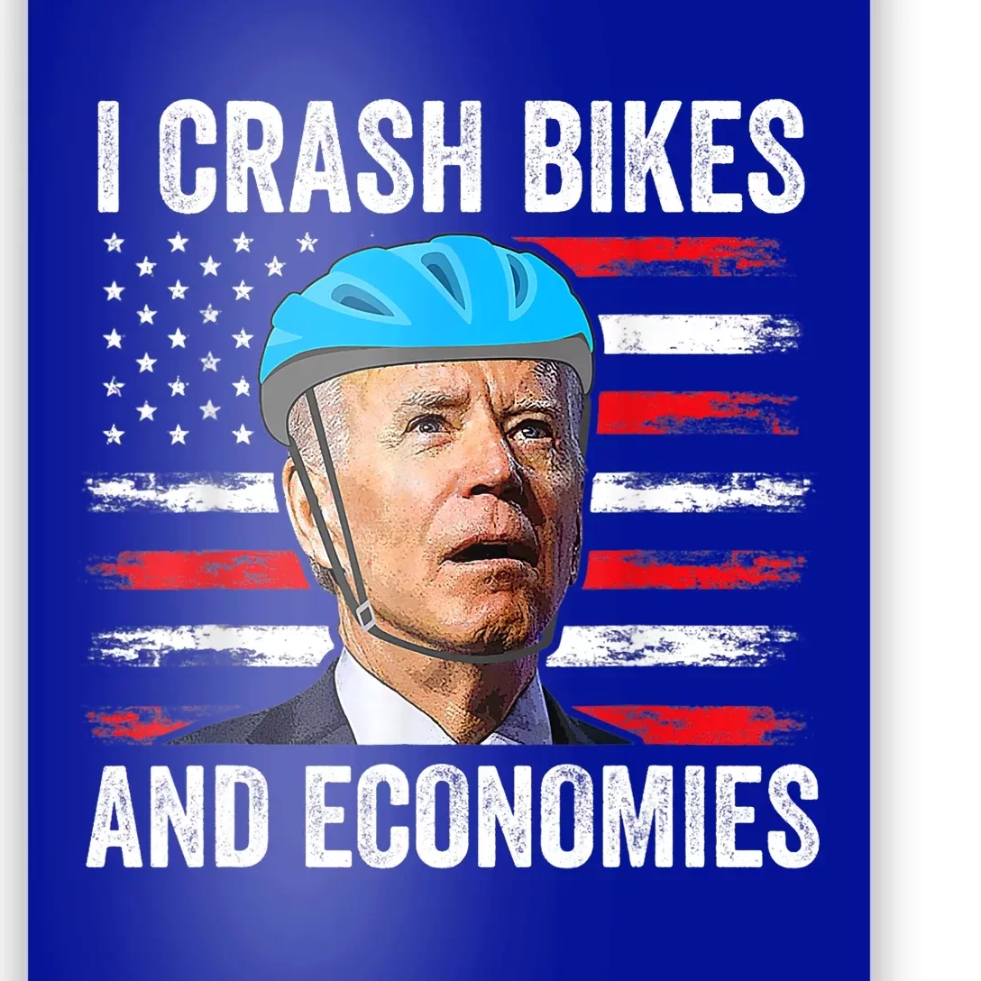 Biden Bicycle I Crash Bikes And Economies Poster