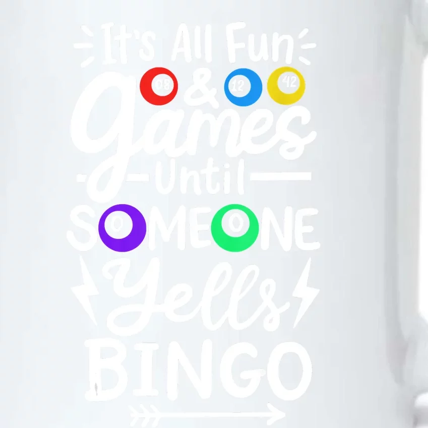 Bingo Black Color Changing Mug