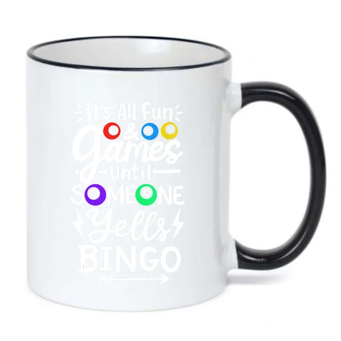 Bingo Black Color Changing Mug