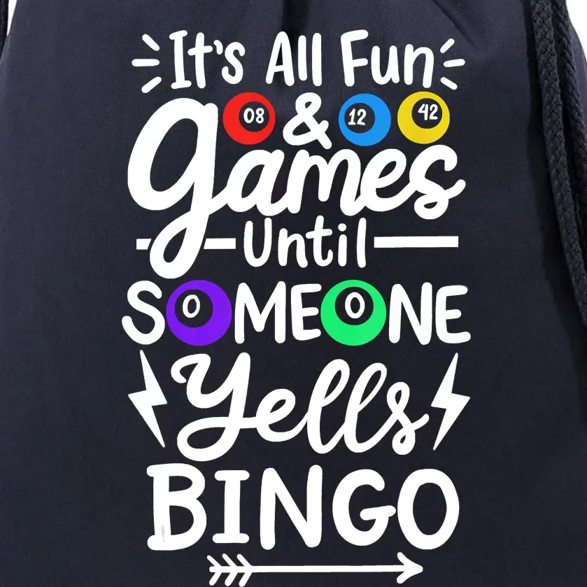 Bingo Drawstring Bag