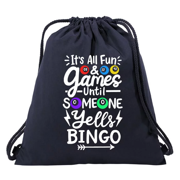 Bingo Drawstring Bag