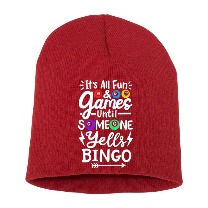 Bingo Short Acrylic Beanie