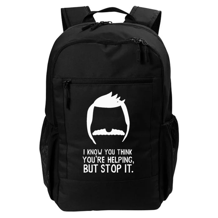 Bob’S B.U.R.G.E.R.S I Know You Think You’Re Helping But Stop It Daily Commute Backpack