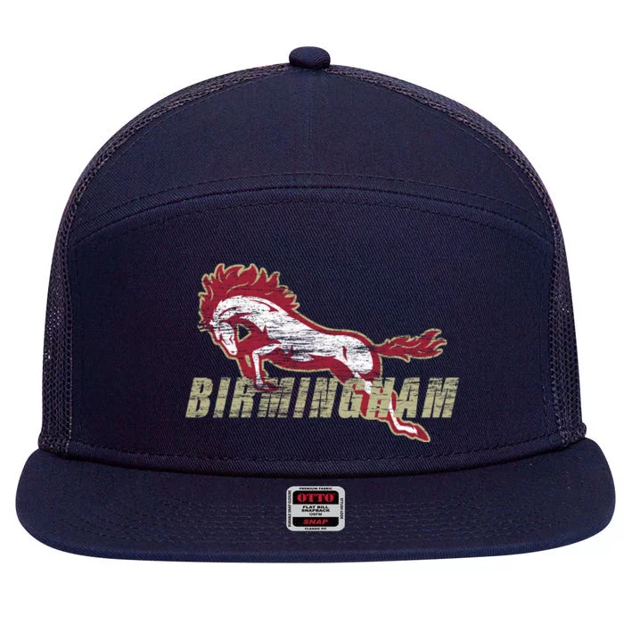 Birmingham 7 Panel Mesh Trucker Snapback Hat