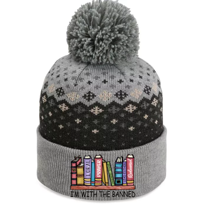 Banned Books I'm With The Banned Banned Books Reading Books The Baniff Cuffed Pom Beanie