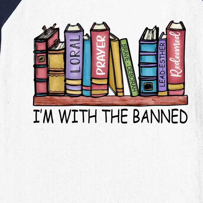 Banned Books I'm With The Banned Banned Books Reading Books Baseball Sleeve Shirt