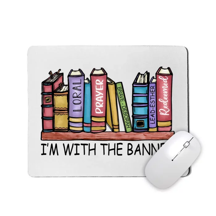 Banned Books I'm With The Banned Banned Books Reading Books Mousepad