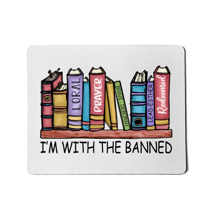 Banned Books I'm With The Banned Banned Books Reading Books Mousepad