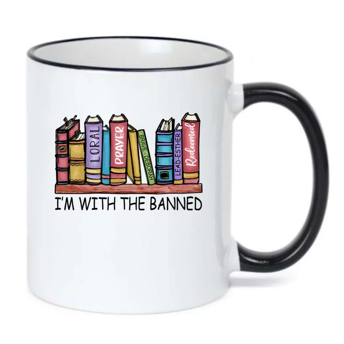 Banned Books I'm With The Banned Banned Books Reading Books Black Color Changing Mug