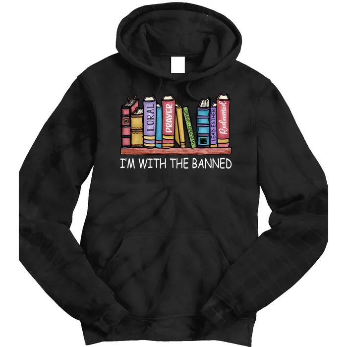 Banned Books I'm With The Banned Banned Books Reading Books Tie Dye Hoodie