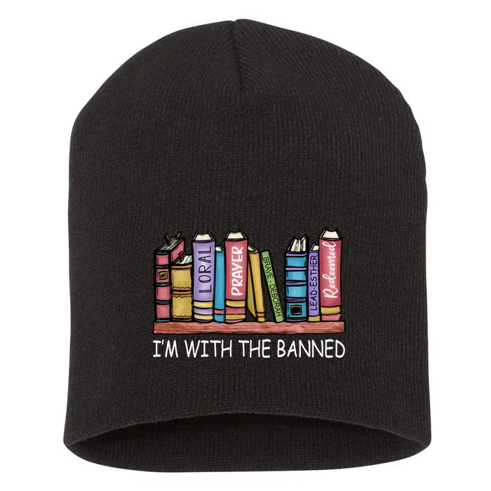 Banned Books I'm With The Banned Banned Books Reading Books Short Acrylic Beanie