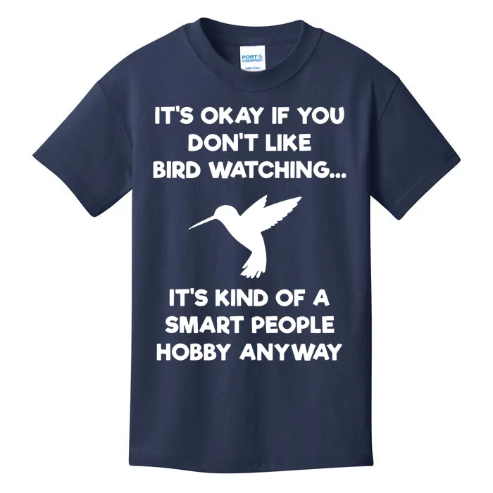 Birdwatching Birds It's Okay If You Don't Like Bird Watching VNeck Kids T-Shirt