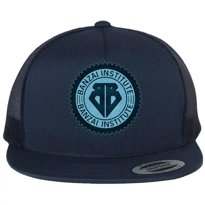 Buckaroo Banzai Institute Gear Logo Flat Bill Trucker Hat