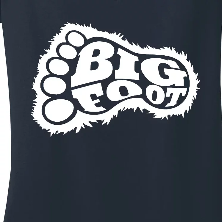 Bigfoot Women's V-Neck T-Shirt