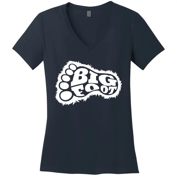 Bigfoot Women's V-Neck T-Shirt