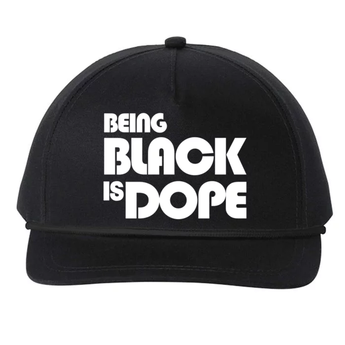 Being Black Is Dope Modern Style Great Gift Snapback Five-Panel Rope Hat