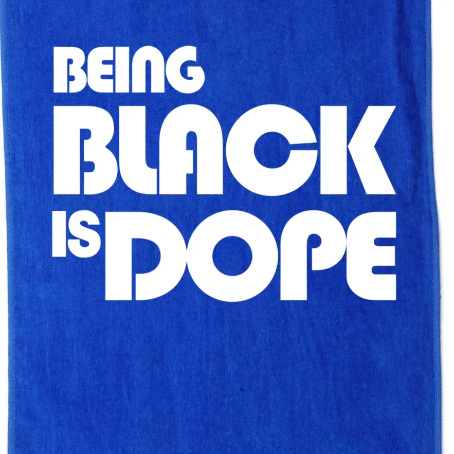 Being Black Is Dope Modern Style Great Gift Platinum Collection Golf Towel